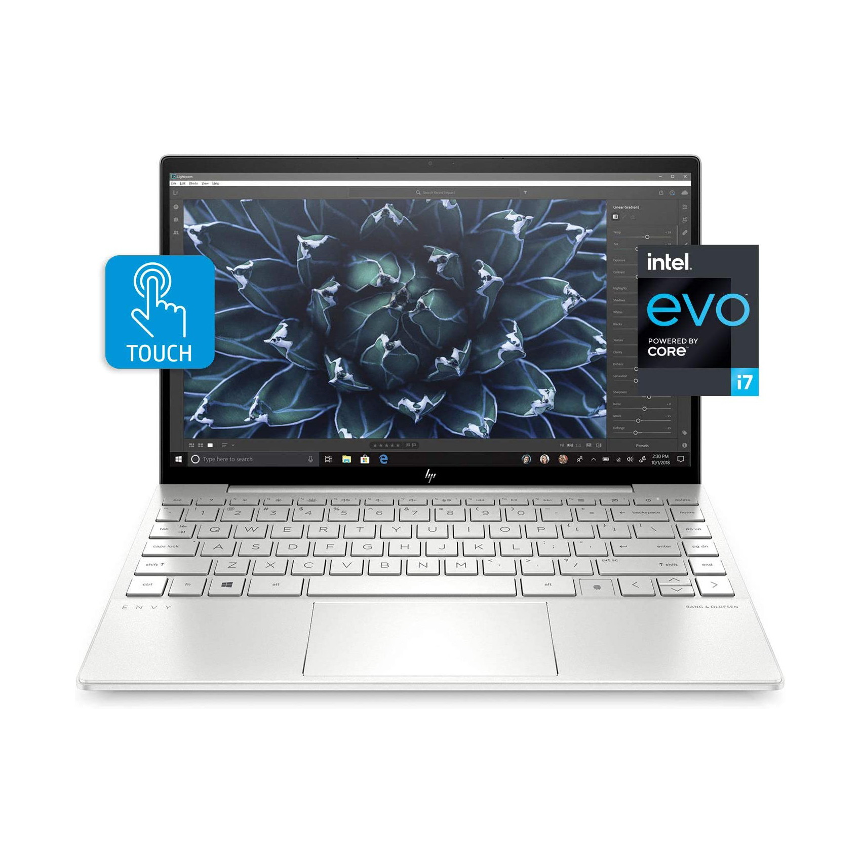 HP Envy 13-BA1010 Intel Corei7-1165G7, 8GB RAM, 256GB SSD 13.3 Inch Touch,  Windows10, Natural Silver, Backlit English Keyboard – AlShather Trading